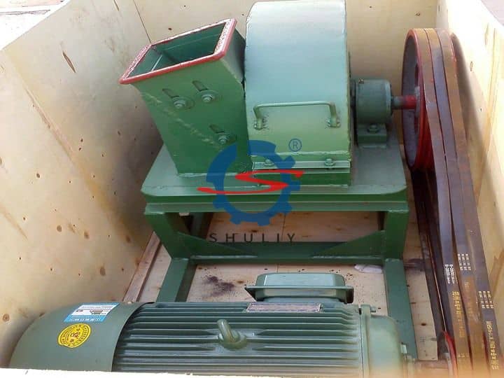 shipment of wood chips cutting machine